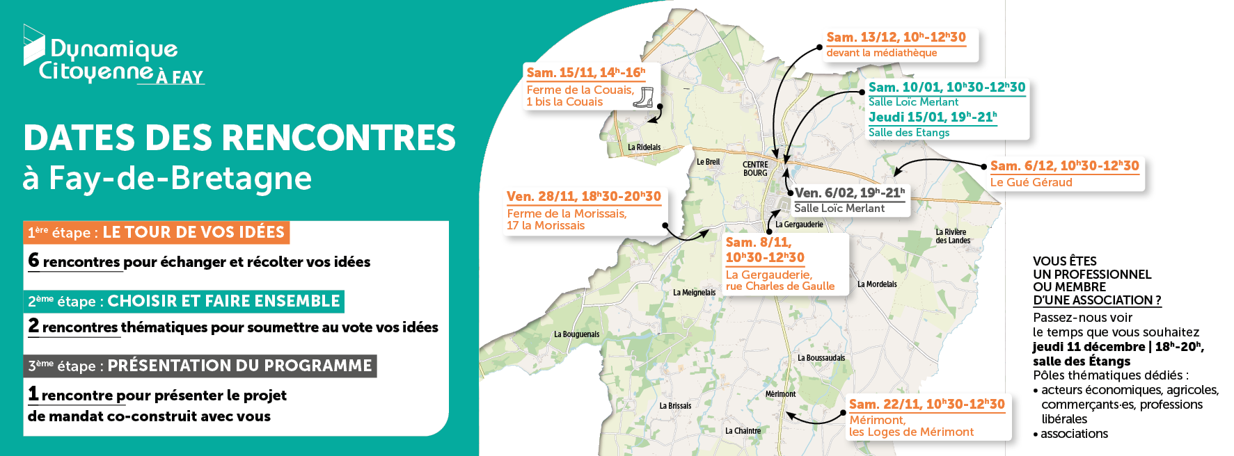 carte de fay avec dates des rencontres